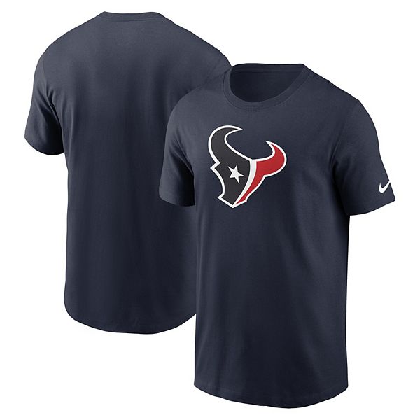 

Мужская футболка Houston Texans Rewind Logo Essential цвета navy Nike