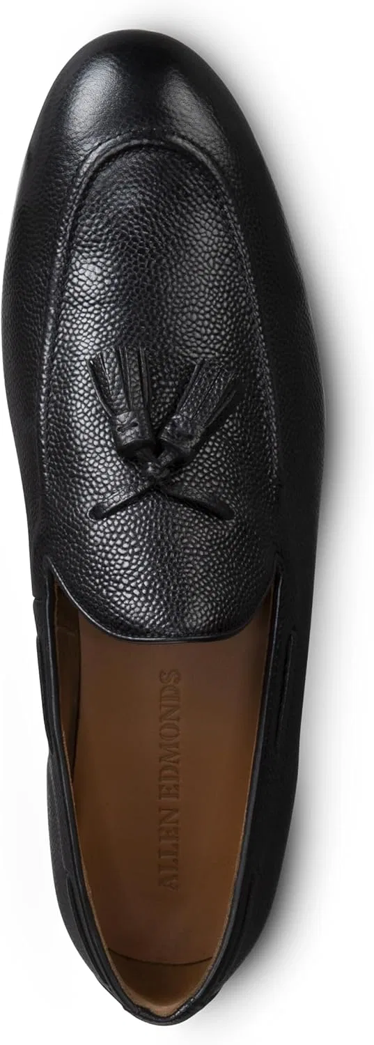 Лоферы с кисточками Allen Edmonds, черная кожа — фото 4