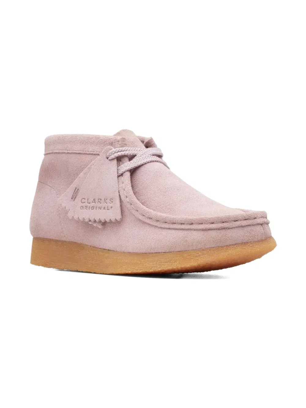 Ботинки Wallabee Clarks Kids, розовый