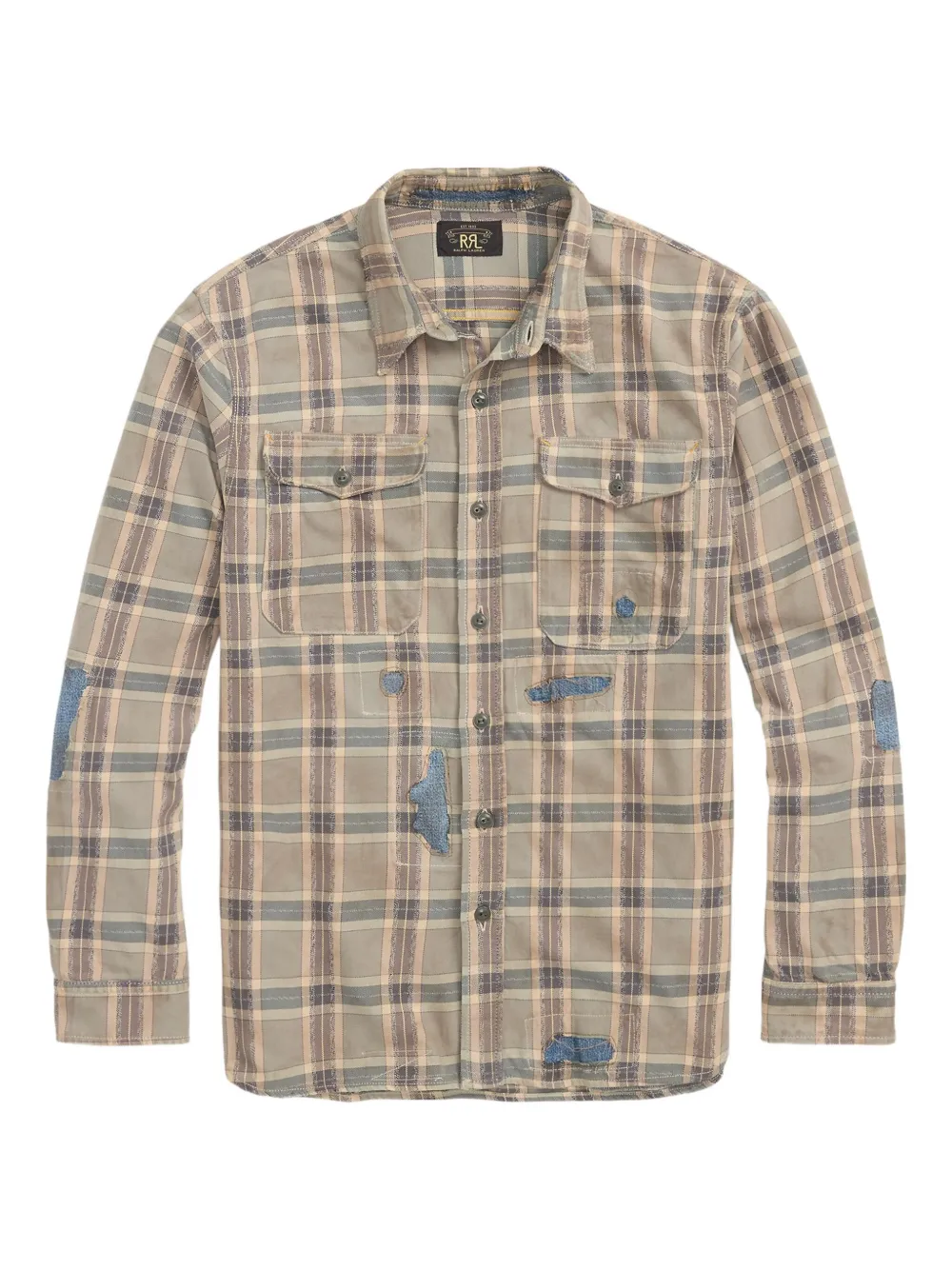 

Рубашка в клетку Ralph Lauren RRL, нейтральный