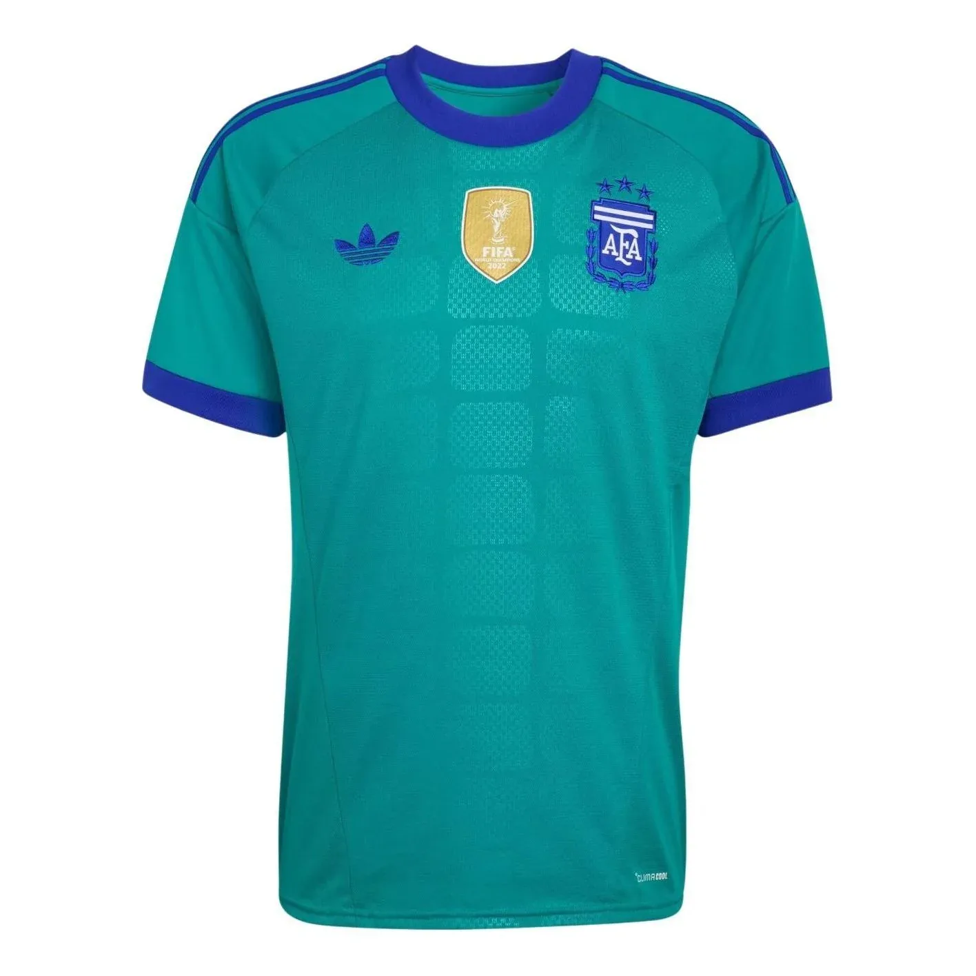 Вратарская футболка Adidas Argentina 26 Away 'Pure Teal', зеленый