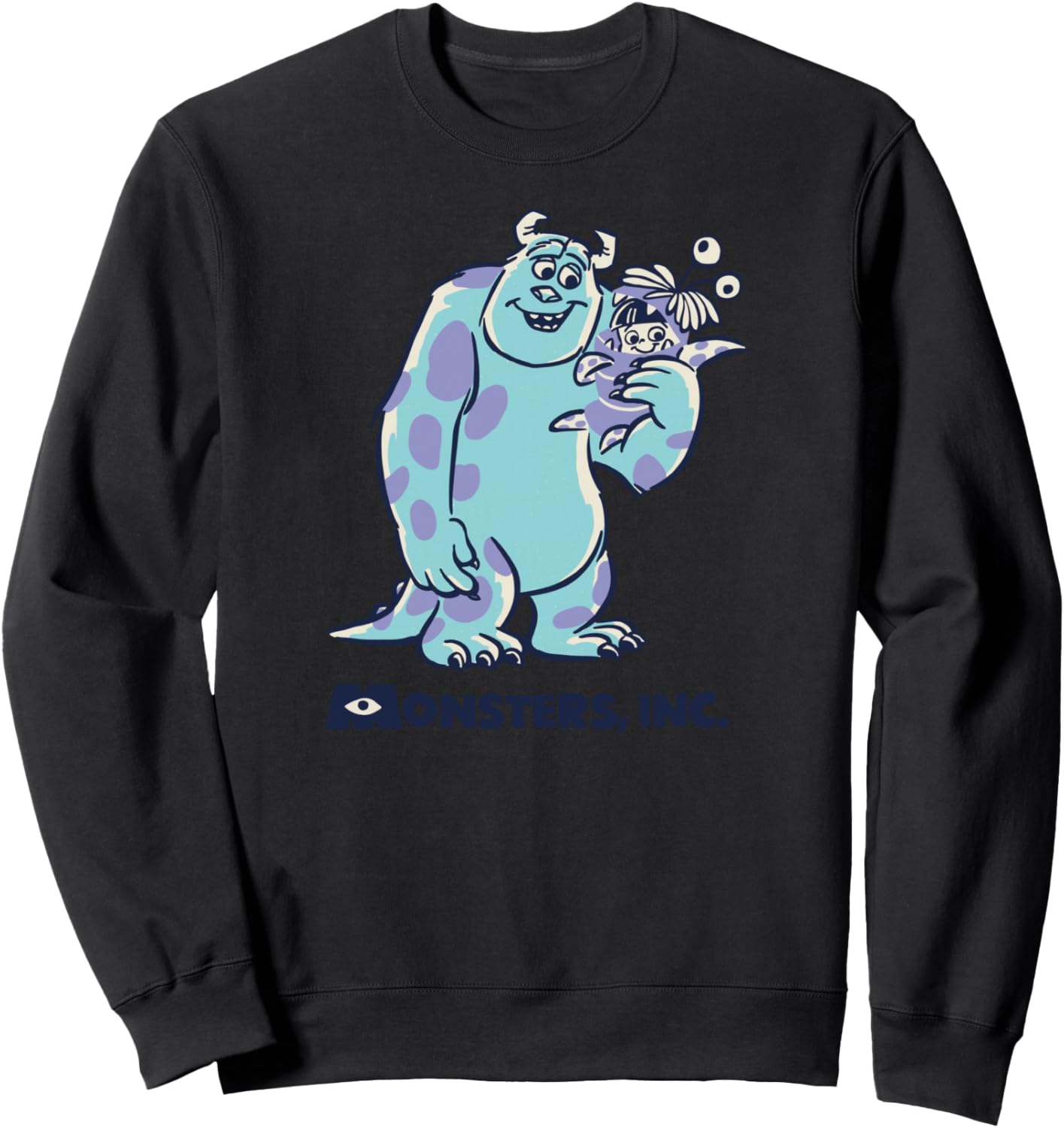 

Толстовка Disney PIXAR «Корпорация монстров» с улыбающимися Салли и Бутом, черная