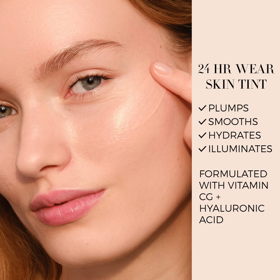 Тональная основа Golden Hour 24HR Lightweight Skin Tint with Hyaluronic Acid Armani Beauty, 1.0 oz/30 ml, Fair — фото 3