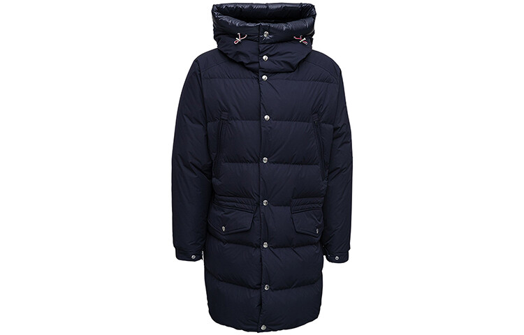 

Пуховик унисекс темно-синий Moncler