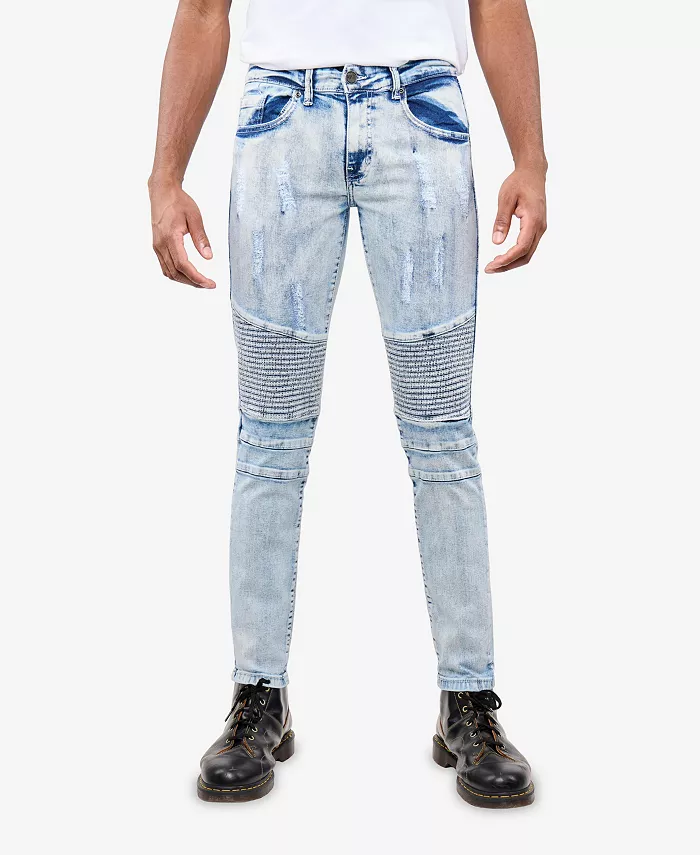 

Мужские джинсы Moto скинни с эффектом стрейч Xray, синий