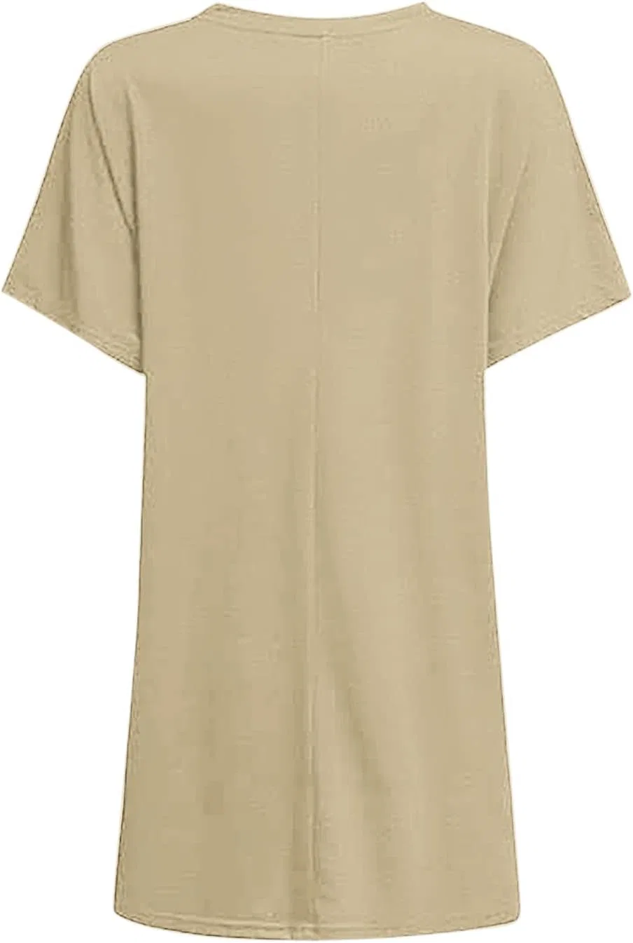 Блуза, свободный крой, Women's Short Sleeve Long Sleeve T-Shirt, хаки — фото 4