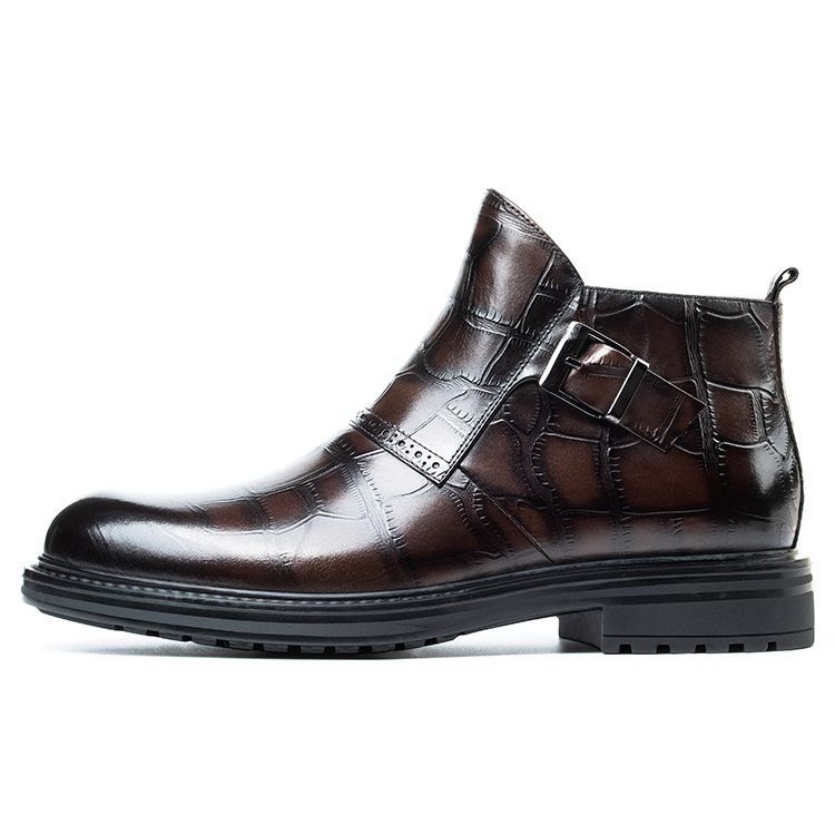 

Мужские ботинки chelsea высотой 3.2 см LAORENTOU, коричневый