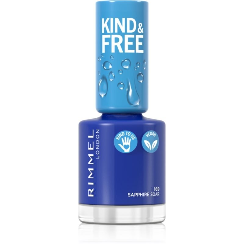 

Лак для ногтей Rimmel Kind & Free оттенок 169 Sapphire Soar 8 мл