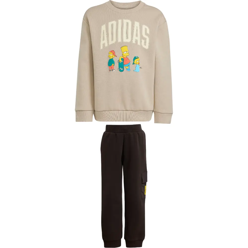 

Детский спортивный комплект Casual Sportswear 2 Piece Set Adidas, коричневый