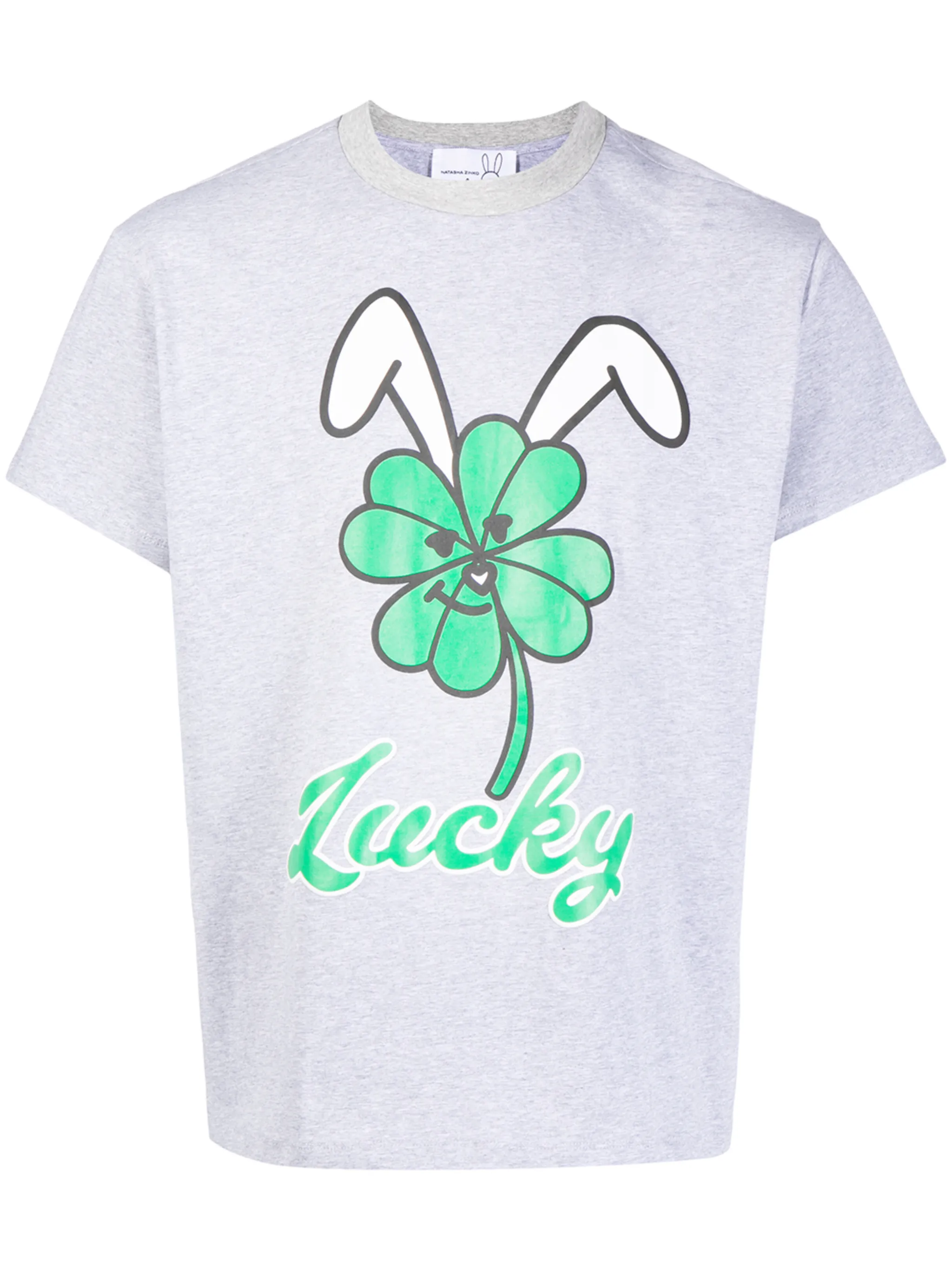 

Футболка с графичным принтом Natasha Zinko, серый