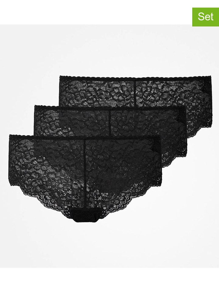 

SNOCKS Комплект из 3 штук: черные трусы