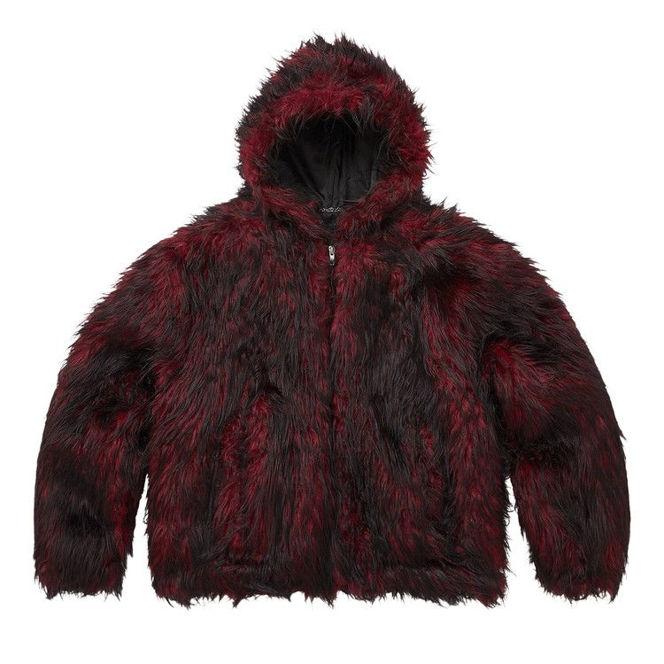 

Куртка Supreme x Y’s Faux Fur Windstopper Hooded Bomber Jacket, Red