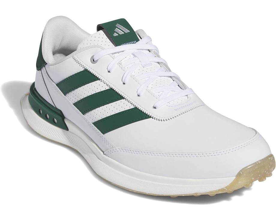 

Кроссовки adidas Golf S2G SL Leather 24, цвет Footwear White/Collgreen/Gum4, Серый, Кроссовки adidas Golf S2G SL Leather 24, цвет Footwear White/Collgreen/Gum4