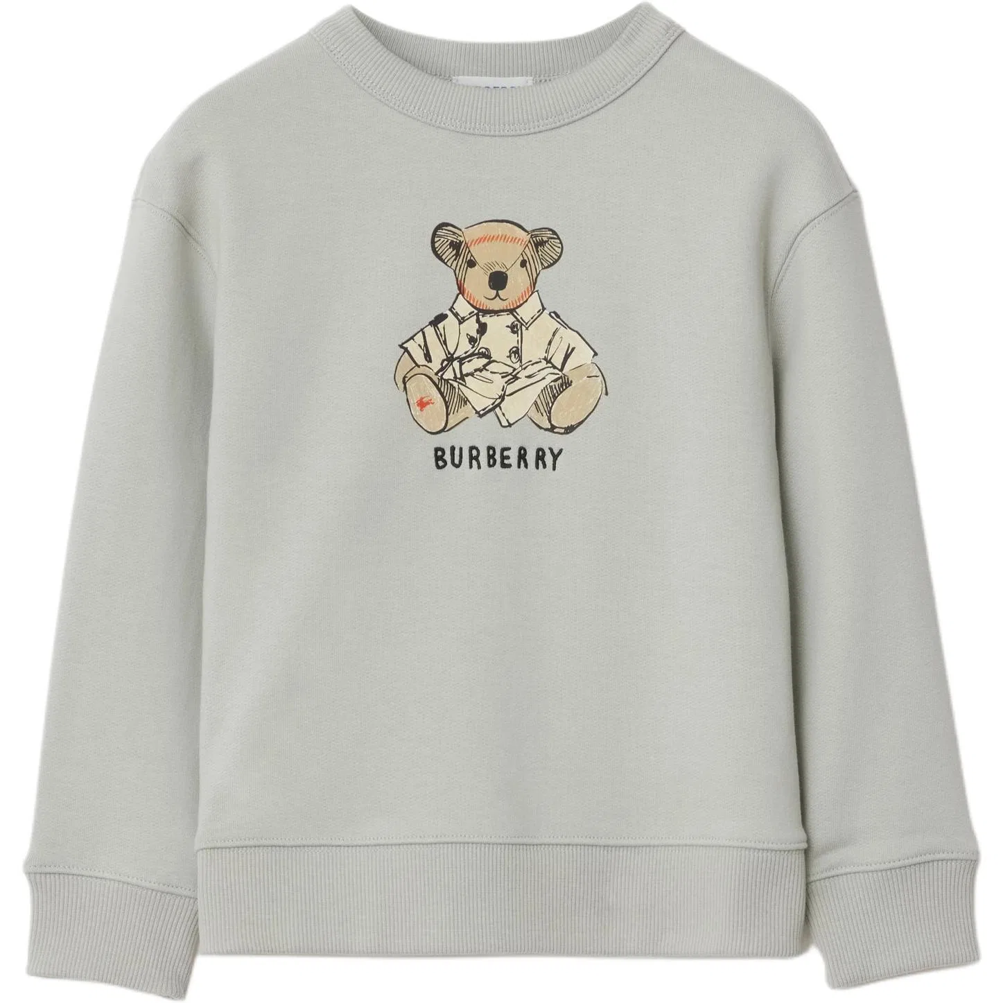 Детский свитшот с круглым вырезом Burberry, Gray