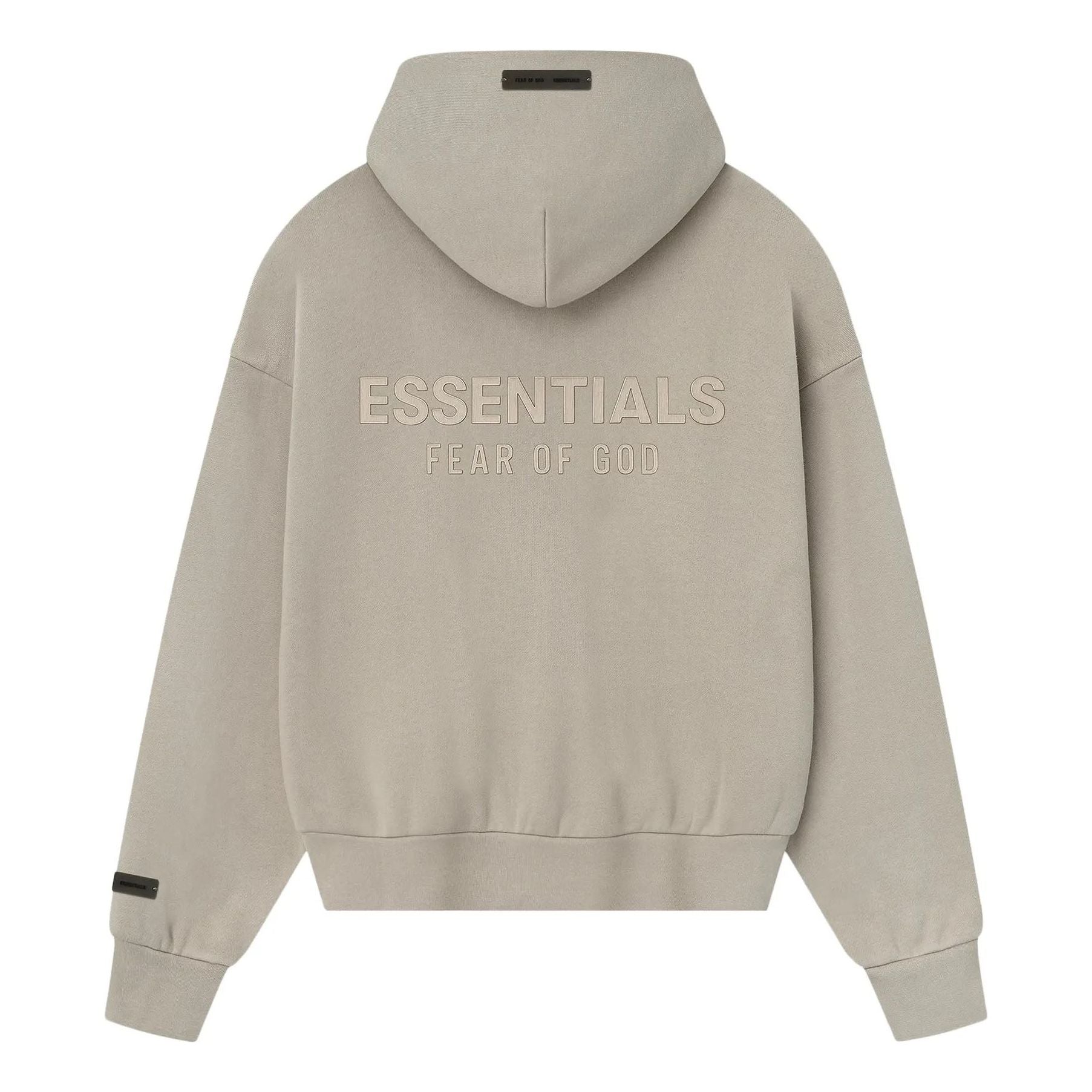 Толстовка на молнии Fear of God Essentials Classic Full Zip Hoodie 'Timber' — фото 2