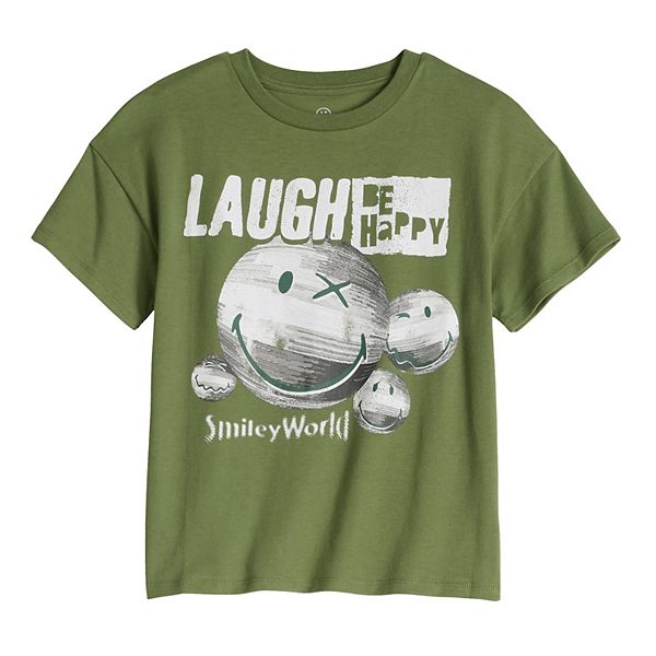 

Футболка с принтом Smiley World для мальчиков 4-8 лет Grayson Threads Kids The Label