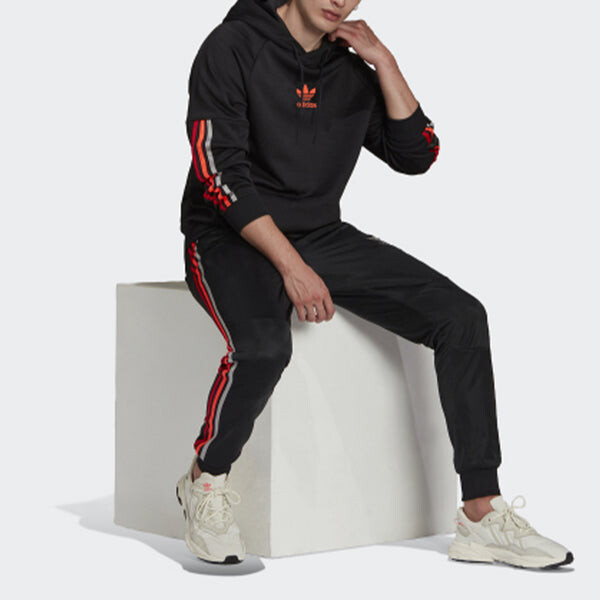 Толстовка Men's adidas originals Printing logo Black, мультиколор — фото 4