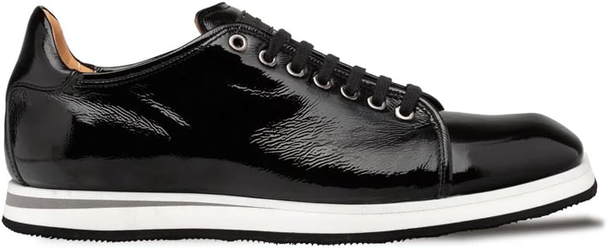 

Mezlan - Ручные кроссовки из тисненой кожи - Изысканный повседневный стиль - Гибкая резиновая подошва - Модель кроссовок Cartuja, черный