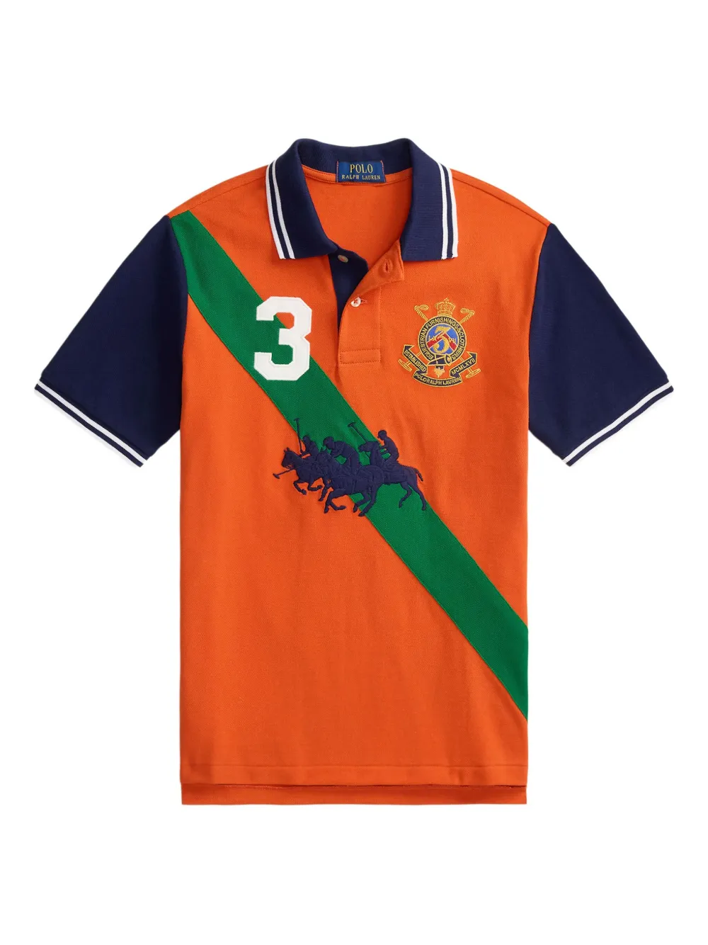 

Рубашка поло с короткими рукавами POLO RALPH LAUREN KIDS, оранжевый