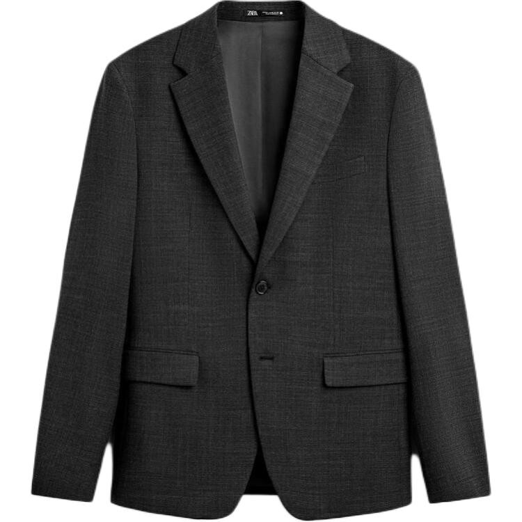 

Деловой костюм мужской угольно-серый Zara
