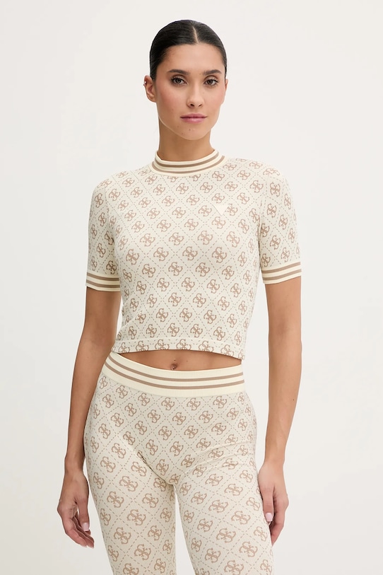 

Футболка rhombus Guess, бежевый