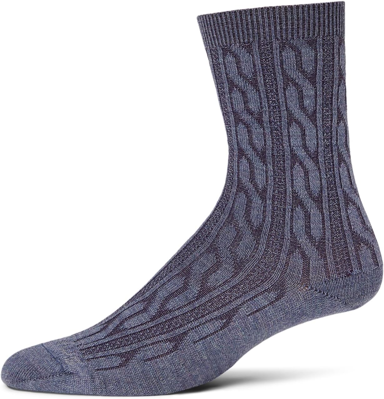 

Носки Smartwool Everyday Cable Crew Socks, цвет Chalk Violet