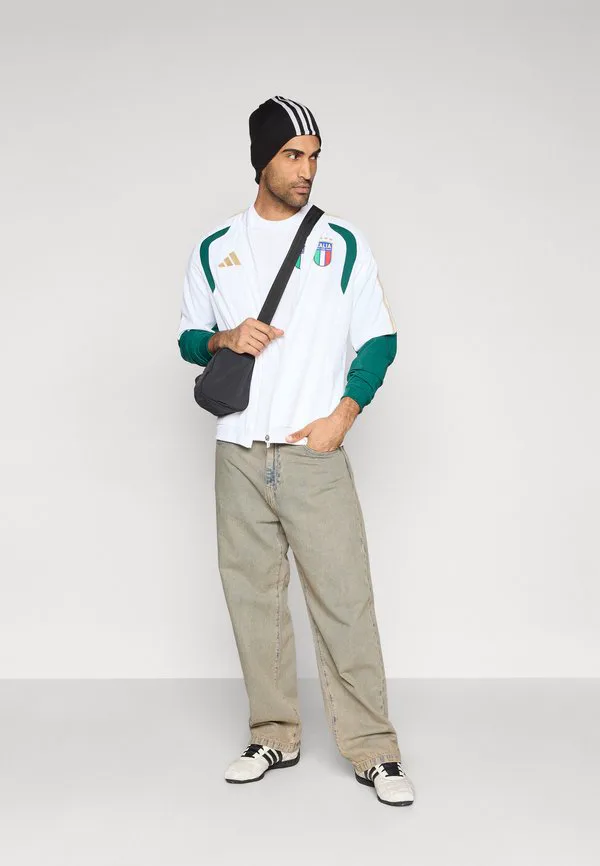 Предматчевая куртка figc италия, форма национальной сборной Adidas Performance, White — фото 2