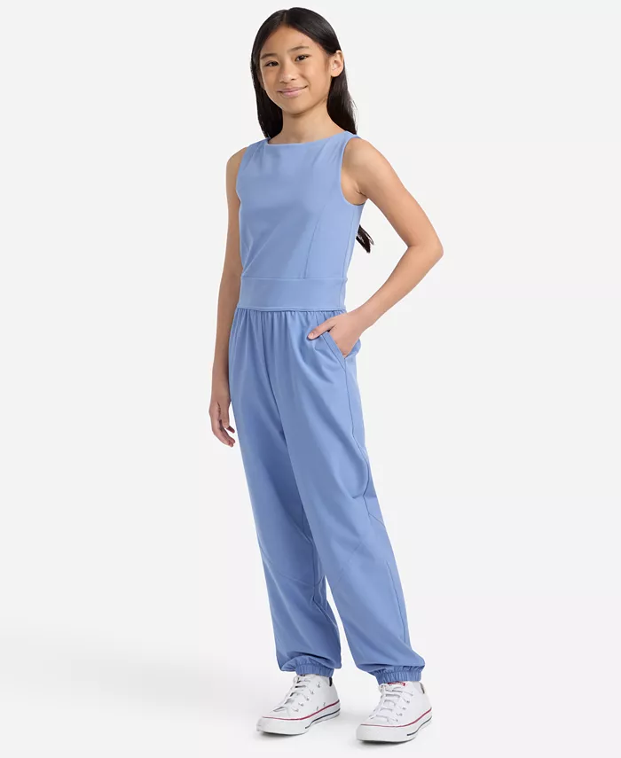 

Детский комбинезон YPB без рукавов с круглым вырезом Abercrombie Kids, синий