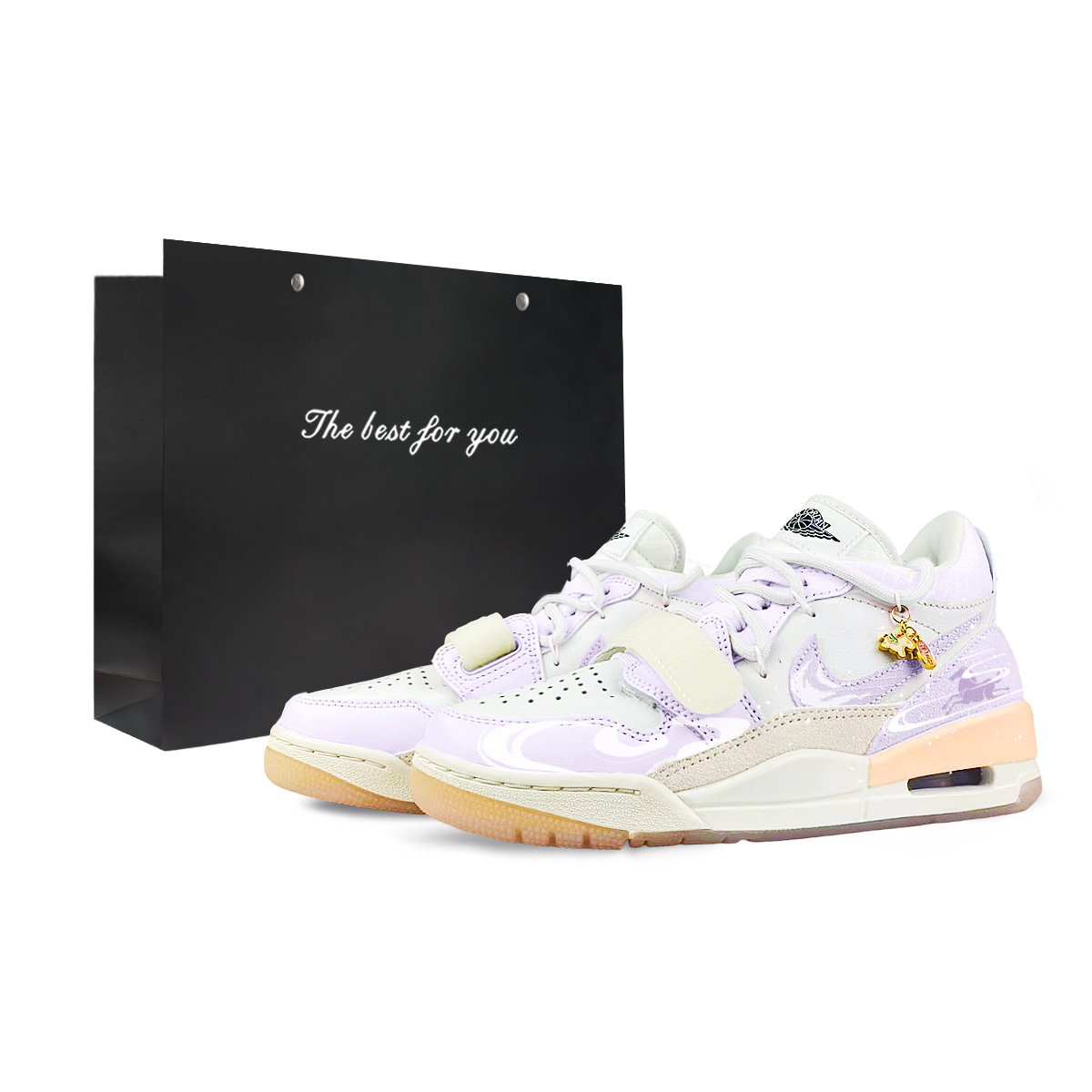 

Jordan Кроссовки Legacy 312 Abrasion Resistant Low top Vintage Basketball Unisex Purple