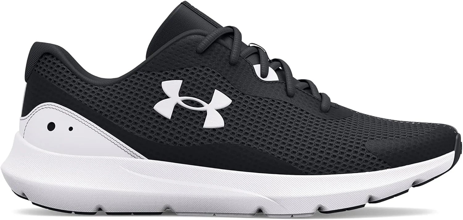 Мужские кроссовки Under Armour UA Surge 3, белый/черный — фото 2