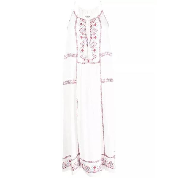 

Платье embroidered cotton dress Etoile Isabel Marant, белый