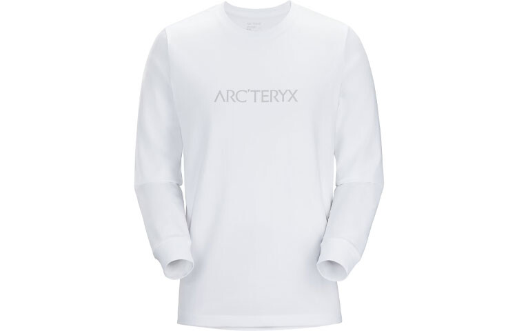 Лонгслив мужской Arcteryx с логотипом, хаки — фото 2
