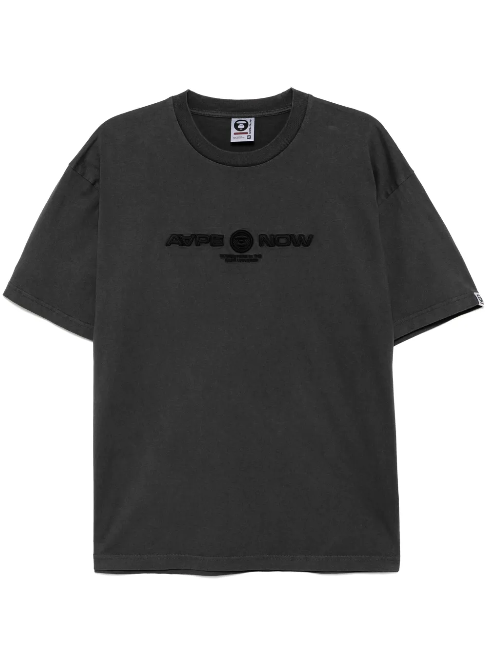 

Футболка с вышитым логотипом AAPE BY *A BATHING APE, черный