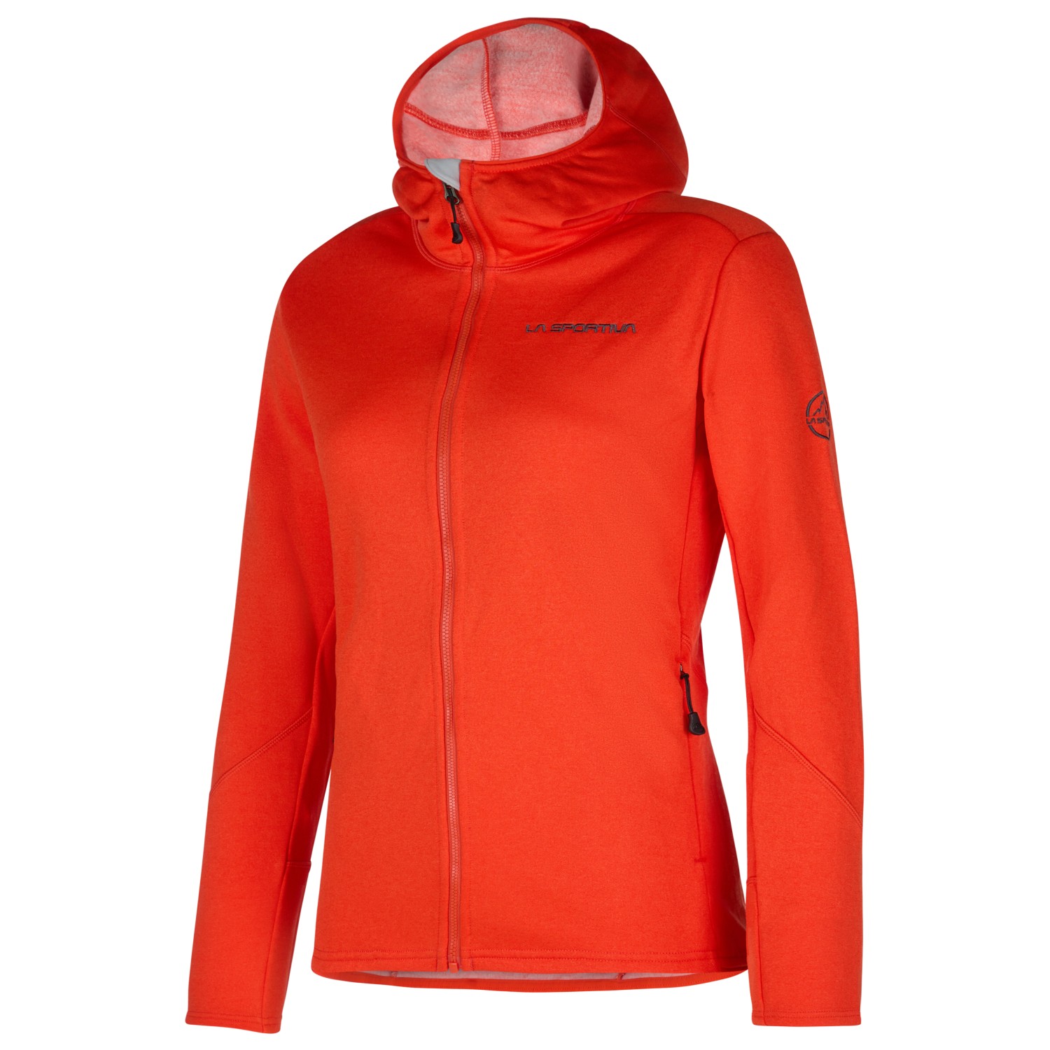 

Флисовая жилетка La Sportiva Women's Cosmic Hoody, цвет Cherry Tomato/Carbon