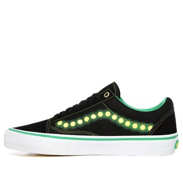 

Кроссовки shake junt x old skool pro 'black green' Vans, черный