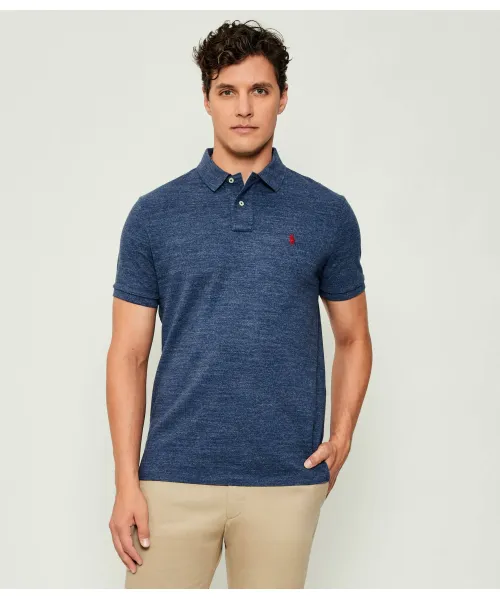 

Футболка поло Slim fit Polo Ralph Lauren, синий