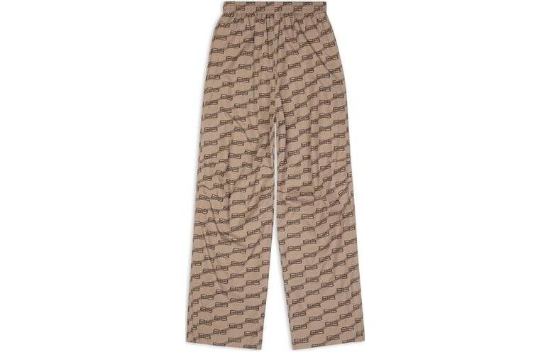 

Брюки мужские Balenciaga Monogram Pajama, коричневый