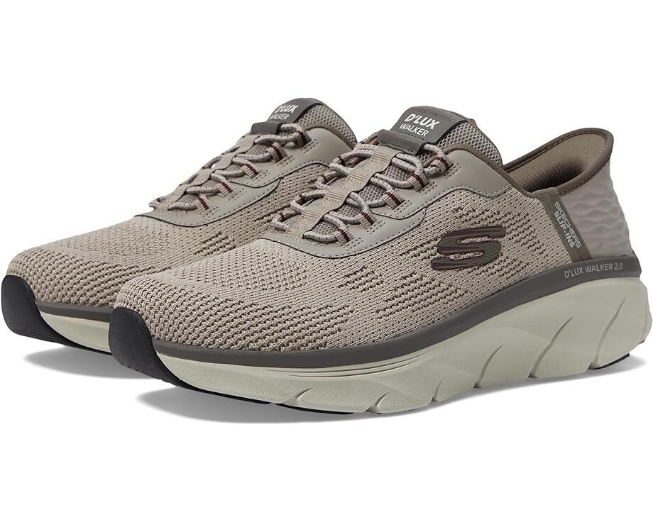 

Кроссовки SKECHERS D'Lux Walker 2.0 Rezinate Hands Free Slip-In, цвет Taupe, Серый, Кроссовки SKECHERS D'Lux Walker 2.0 Rezinate Hands Free Slip-In, цвет Taupe
