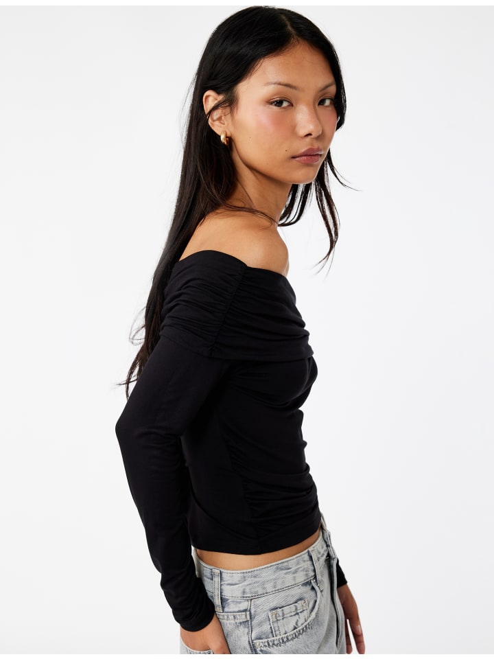 

Футболка LS черного цвета KOTON