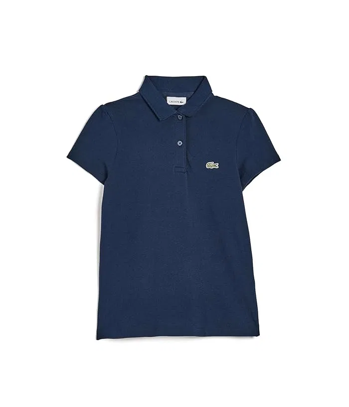 Футболка поло с зубчатым воротником Lacoste Kids, Marine
