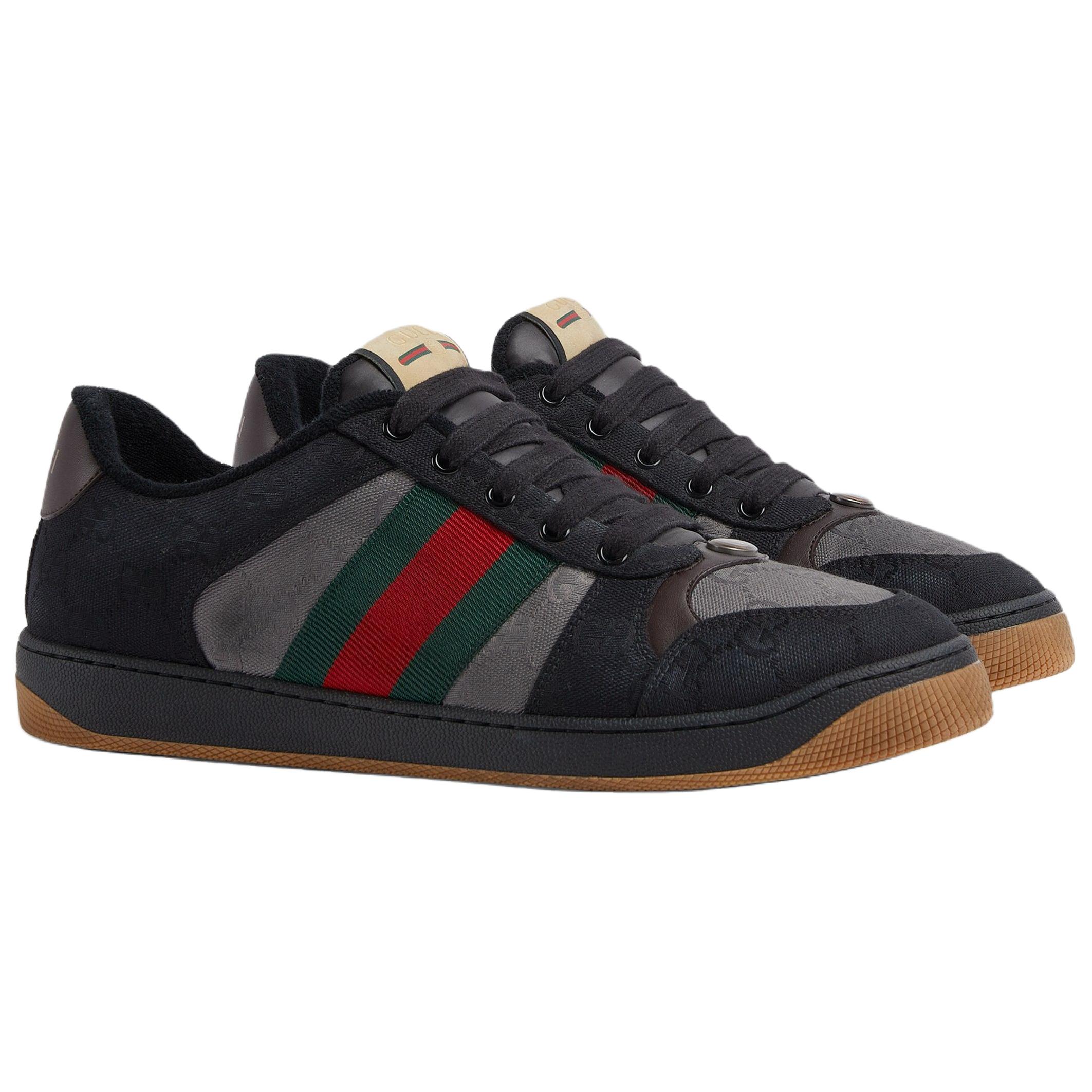 GUCCI Скейтерские кроссовки Low top мужские Black — фото 4
