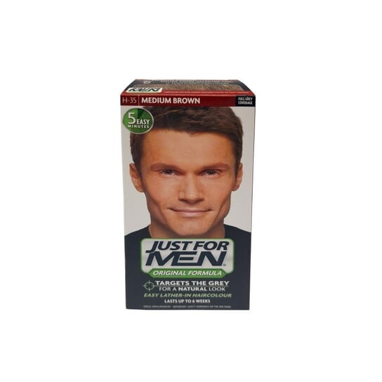 

Шампунь-краситель для мужчин H-35 Medium Brown, 60 мл Just For Men, Original Formula