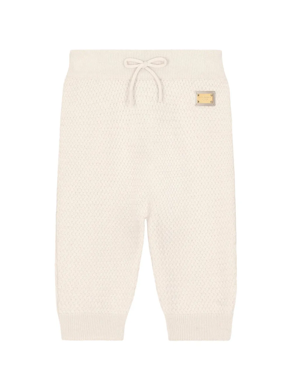 

Брюки с декоративной строчкой Dolce & Gabbana Kids, нейтральный
