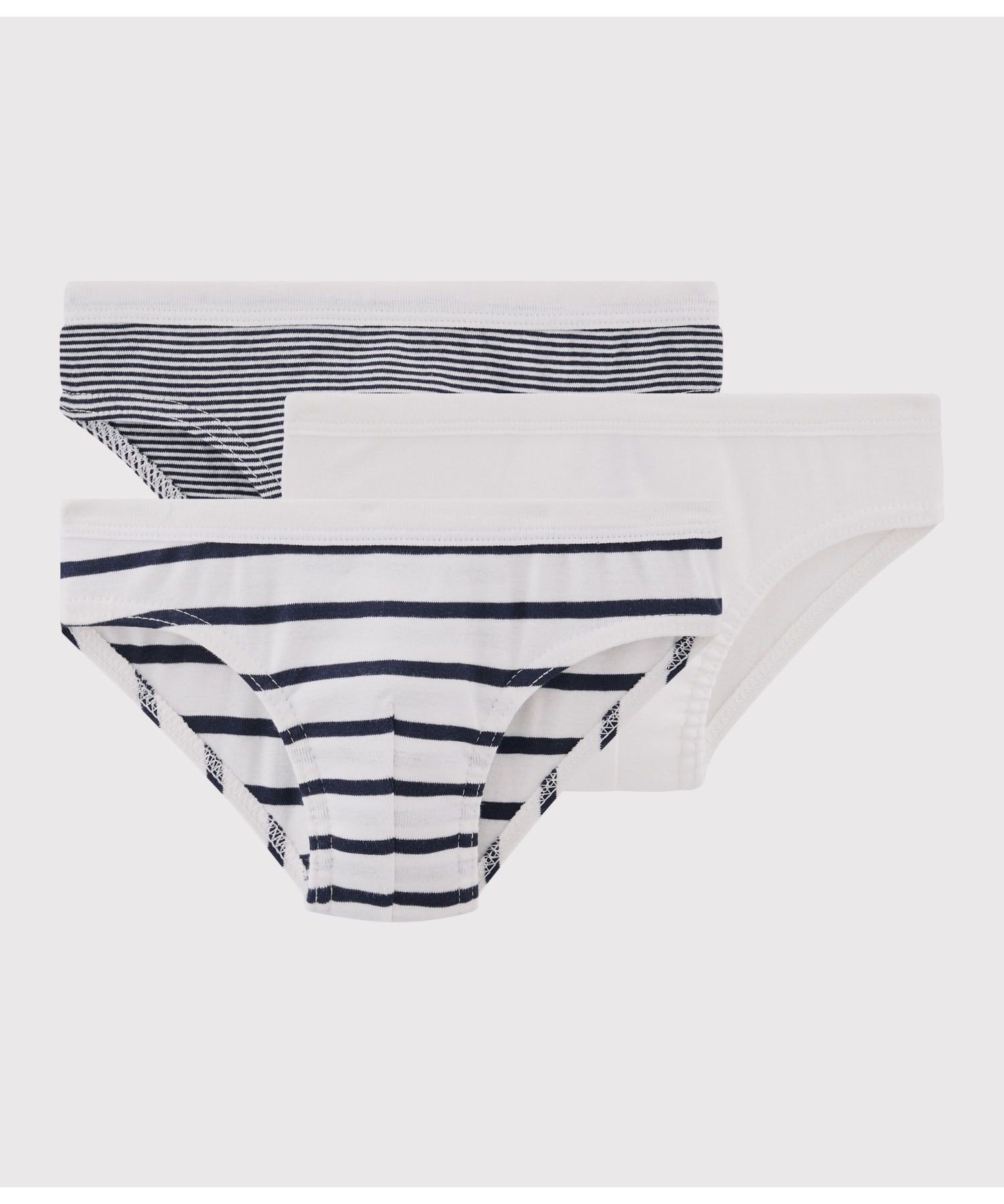 Комплект трусов Marinière & Mirale, 3 шт PETIT BATEAU, Color 1