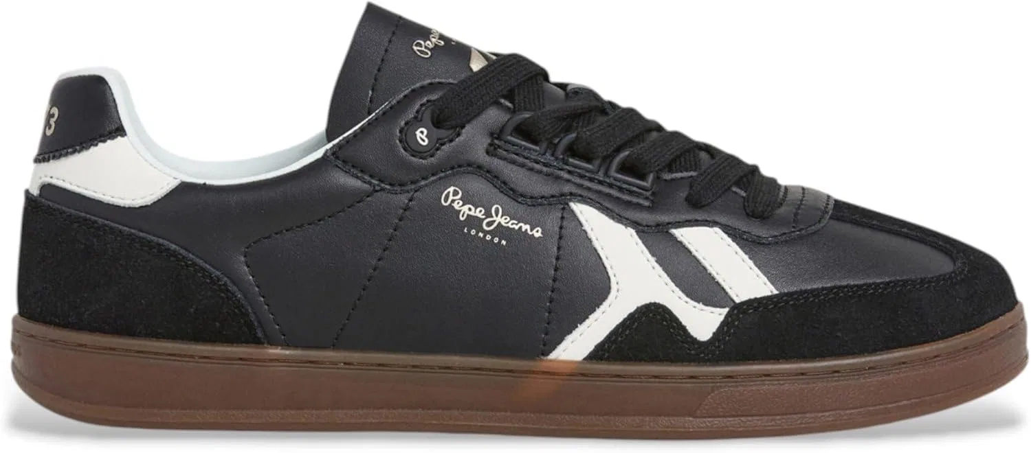 Мужские кожаные кроссовки Pepe Jeans Ball ZeroSneak, Black