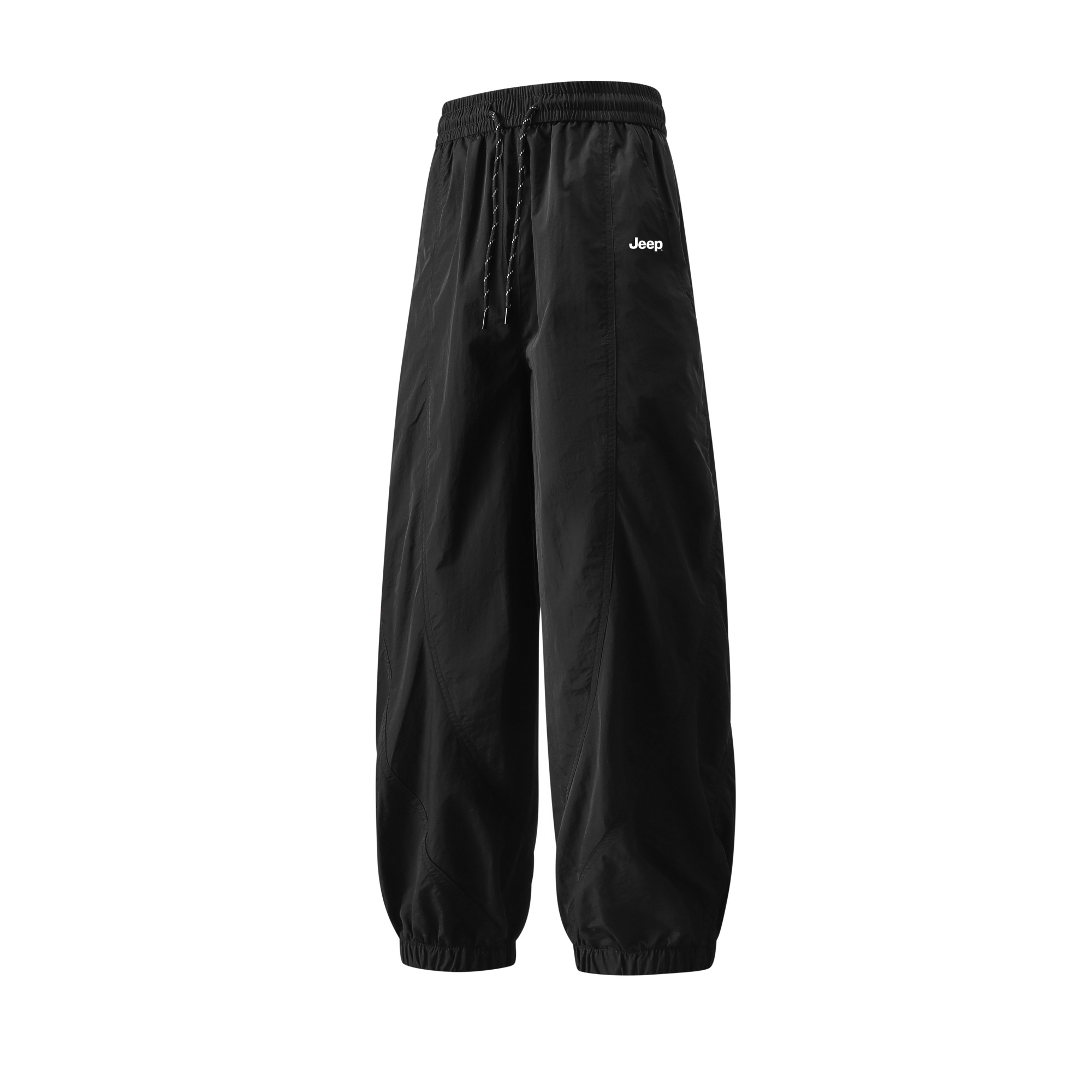 

Повседневные брюки Unisex Moderate Cuffed Jeep, черный-fleece-lined