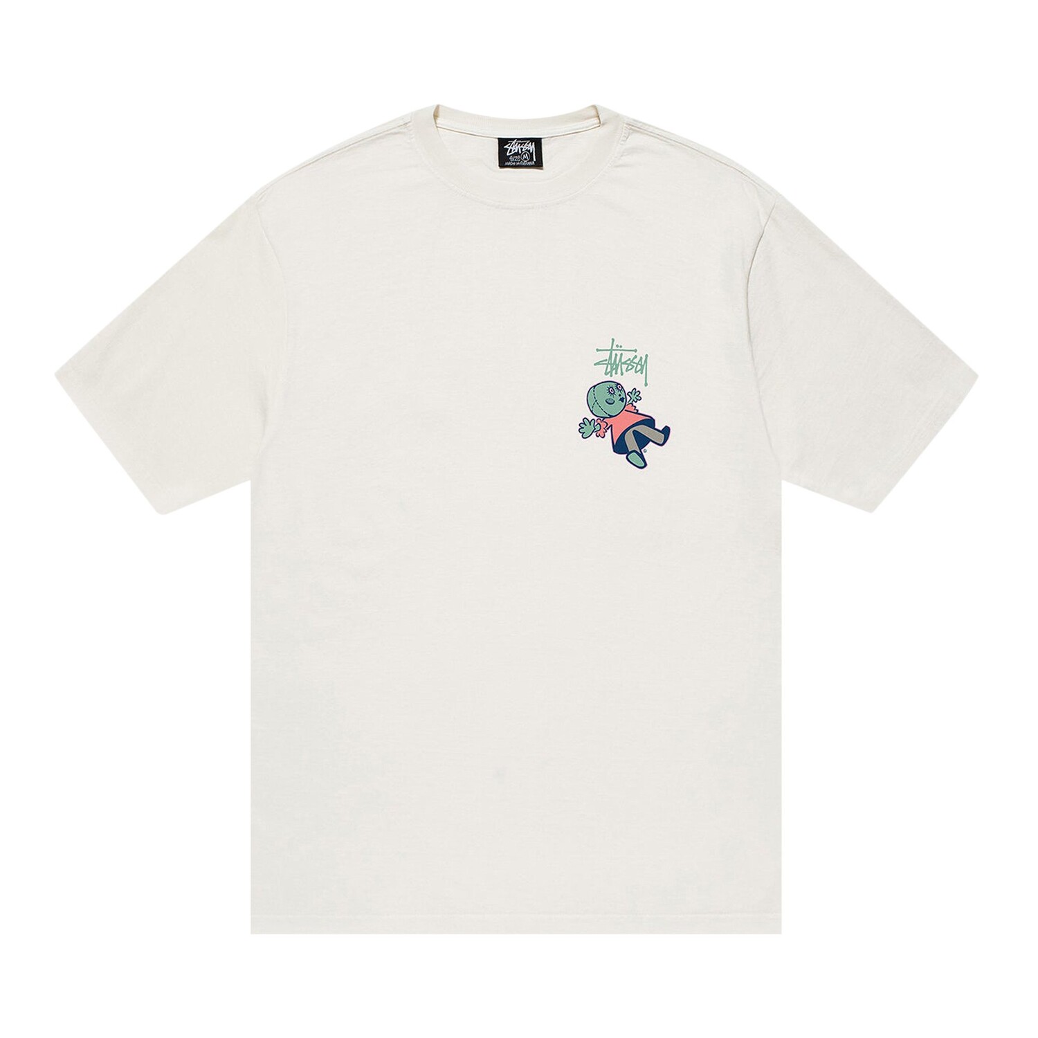 

Футболка Stussy Dollie, окрашенная в пигмент, Натуральный