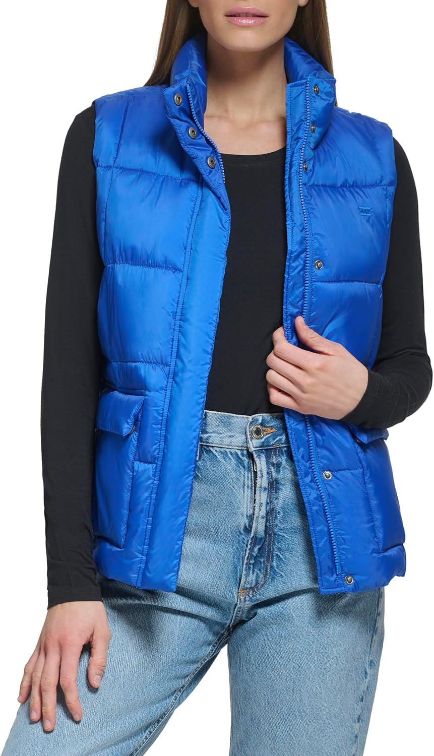 

Женский спортивный стеганый жилет Levi's Box, Lightweight Turkish Sea