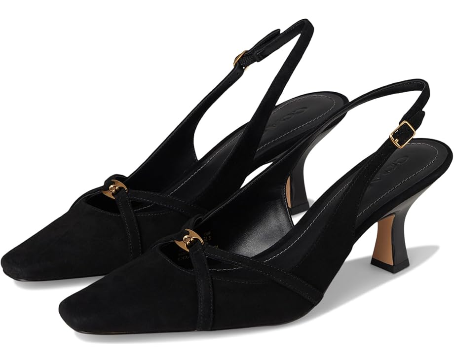 Туфли COACH Rowyn Slingback, черный