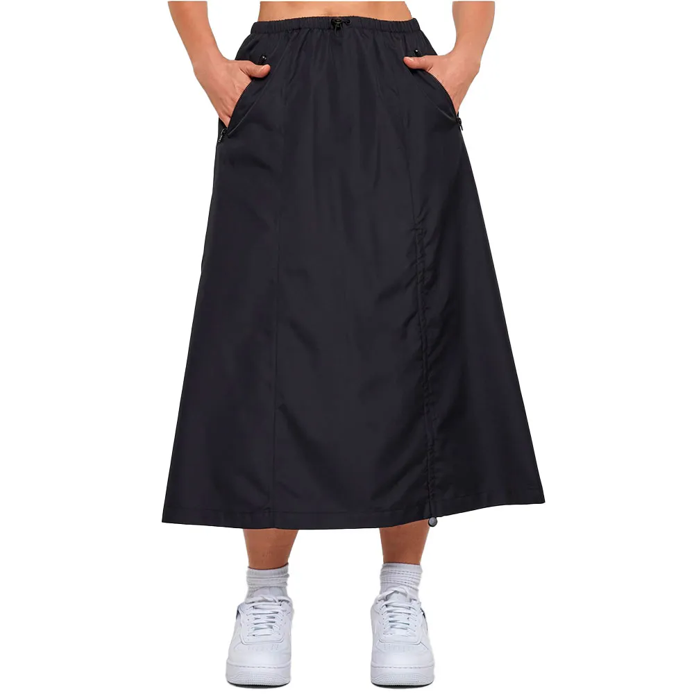 

Юбка Urban Classics Ripstop Parachute High Waist Midi Skirt, черный